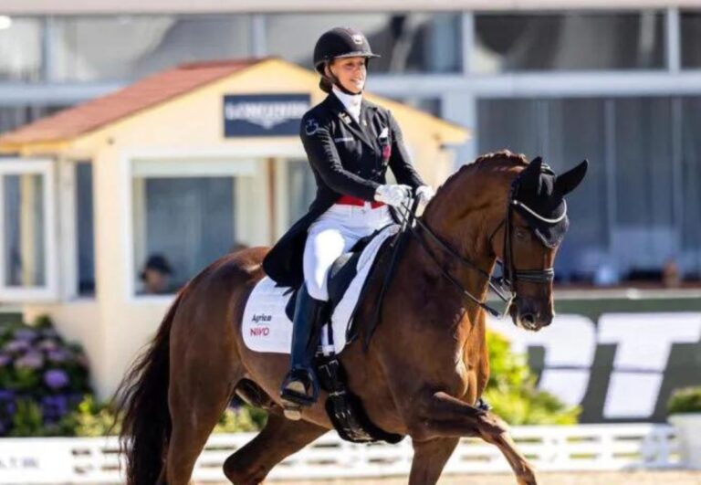 viele spitzenreiter, darunter cathrine laudrup dufour, nutzen nahrungsergänzungsmittel, um die gelenke ihrer pferde in topform zu halten. foto equigeniek pferdefotografie