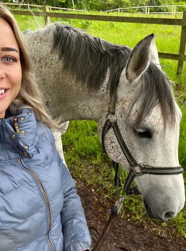 christina aggerholm ist tieraerztin aber sie ist auch seit vielen jahren ein pferdemensch. foto privat